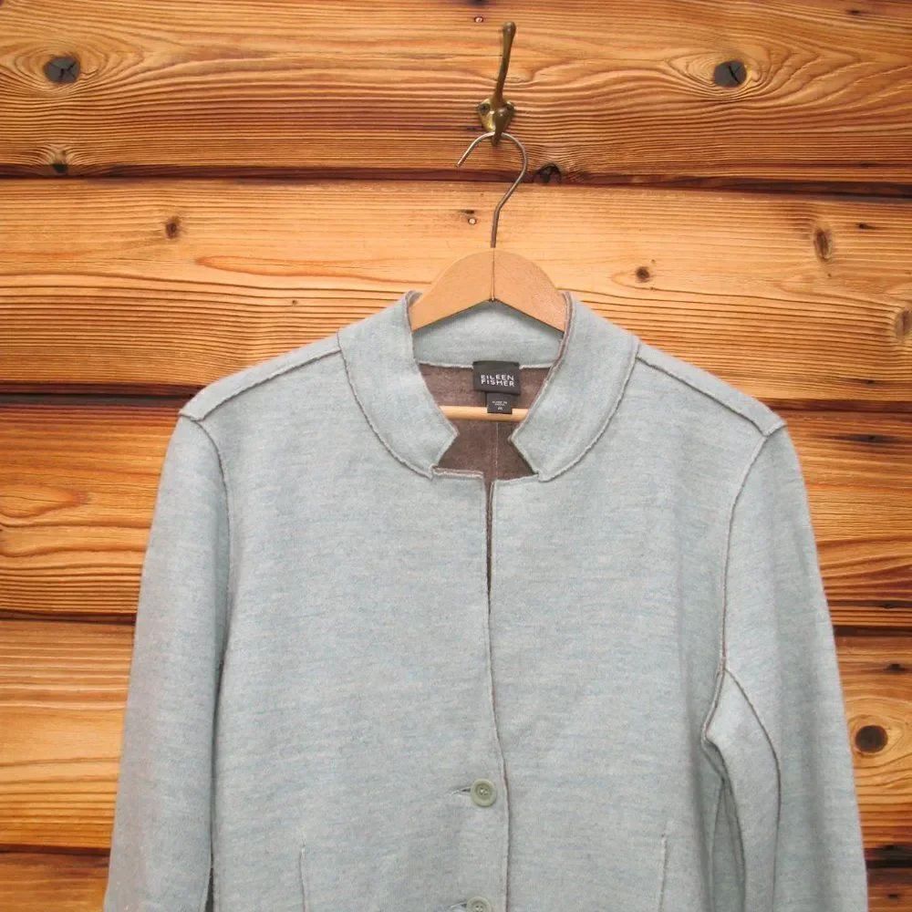 Eileen Fisher Merino Wool Jacket - Picture 3 of 7